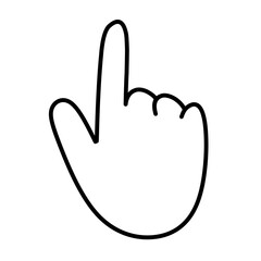 Hand gesture icon vector