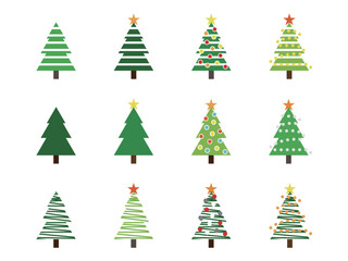 いろいろクリスマスツリーセット7