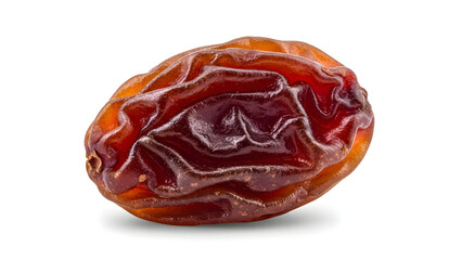 Close-up of a single dried date