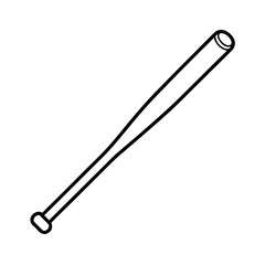 baseball bat vector clip art for web and graphic design