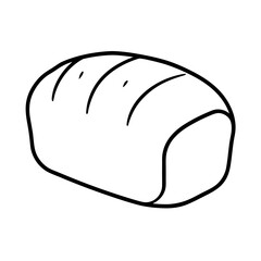 bread loaf vector clip art for web and graphic design