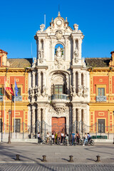 Obraz premium Palacio de San Telmo palace in Seville, Spain