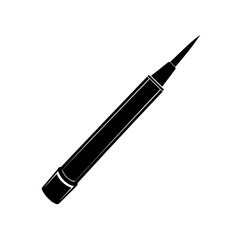 Vector Clip Art Eyeliner on White Background for Web and Graphic Design