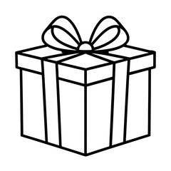 Vector Clip Art Gift Box for Web and Graphic Design