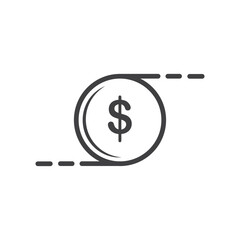 exchange transactions icon vector element design template