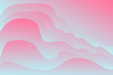 Modern stylish abstract pattern with pink and blue color transition