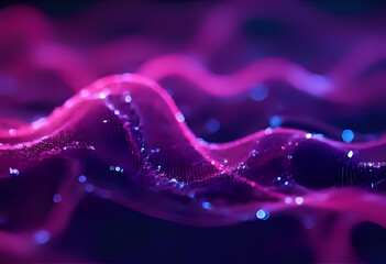 AI Neural Lightscape Background