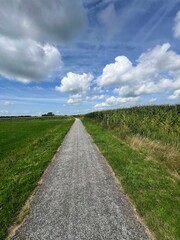 Bicycle path around sondel