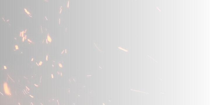 Tiny sparks glow brightly as they float in darkness. Flames flicker unpredictably with dynamic energy. Smoke curls softly, adding depth to the scene. 