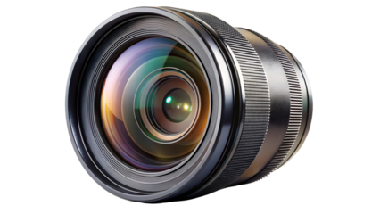camera lens isolated on white