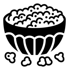 Popcorn Bowl Icon