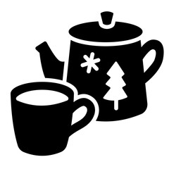 Tea Pot and Cup Icon