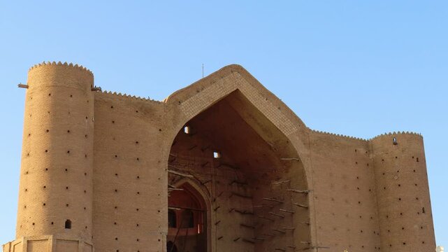 22 October 2025, Complex of Khoja Ahmed Yasawi, Turkestan City, Kazakhstan