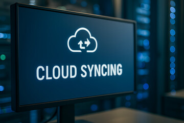 Cloud syncing display on computer screen in a data center