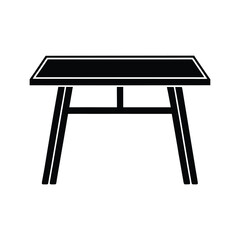 Minimalist Office Table Icon