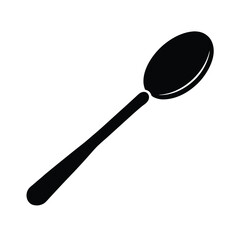 Minimalist Serving Spoon Icon