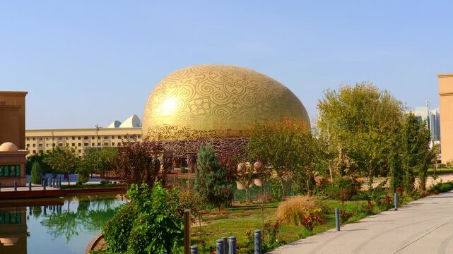 22 October 2025, 22 October 2025, Altyn Samruk Flying (Golden Egg) Theater and Museum, Turkestan City, Kazakhstan