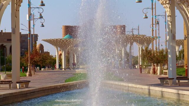22 October 2025, Mausoleum of Khoja Ahmed Yasawi, Turkestan City, Kazakhstan