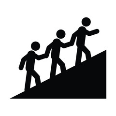 Leadership icon &ndash; team direction, management, guidance, strategy