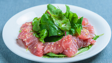 マグロのカルパッチョ サラダ