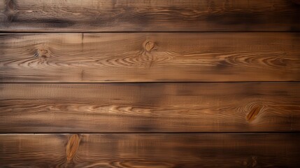 A close-up view of textured wooden planks displaying rich brown tones and natural grain patterns, ideal for rustic or natural design themes.