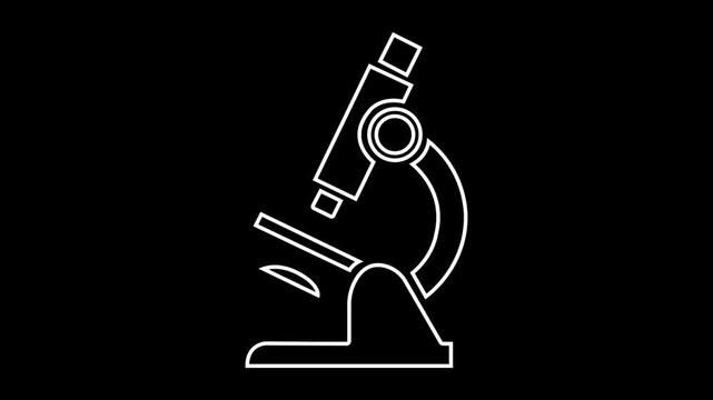 Modern microscope for scientific research and analysis