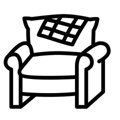 Cozy Armchair Icon