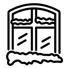 Snowy Window Icon
