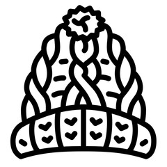 Knitted Hat Icon
