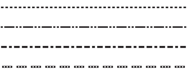 Abstract dotted arrow path with curved direction flow on transparent  background PNG