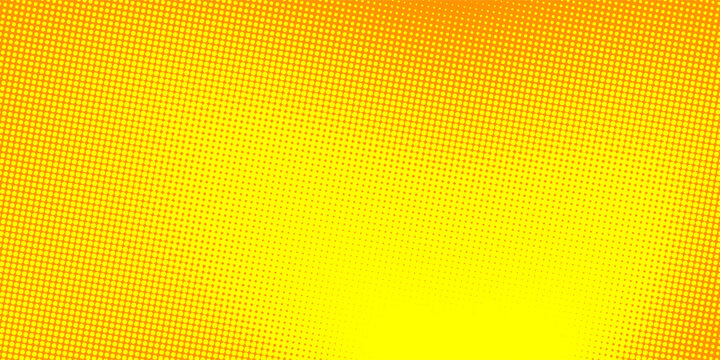 orange halftone background design. abstract orange and yellow dot background.