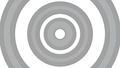 Concentric grayscale circles emanating from center, minimalist design, hypnotic illusion