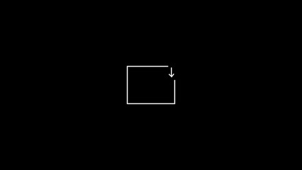 A professional looping motion animation featuring a red fire countdown transition with light flash effects and a dust sign opening on a black background including a green screen alpha channel