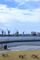 神戸港：新港第二突堤から見た風景