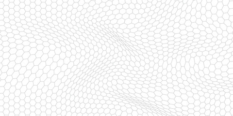 White seamless hexagon pattern, minimal geometric grid, modern honeycomb background, vector illustration. modern eps.10