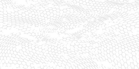 White seamless hexagon pattern, minimal geometric grid, modern honeycomb background, vector illustration. modern eps.10