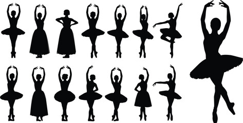 Set of Male and Female Superhero Silhouettes in Dynamic Flying and Action Poses with Colorful Capes, Flat Vector Illustration, Power Icons