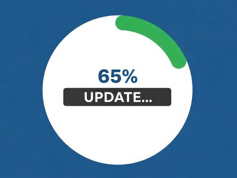 Progress update reached 65%