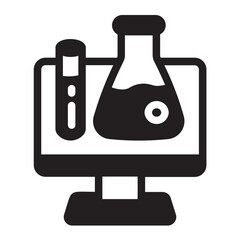 Computer Lab glyph icon