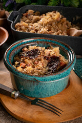 Bigos - traditional Polish food.