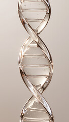 PDRN DNA Helix Serum Abstract Background for Skincare and Biotech Beauty
