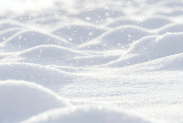 Winter Snow Texture Background