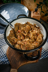 Bigos - traditional Polish food.