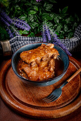 Braised pork ribs.