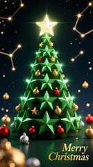 christmas tree with gifts