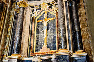 Savona, Italy; July 20, 2025: Interior of the Cathedral of Savona, also known as the Cathedral of Our Lady of the Assumption