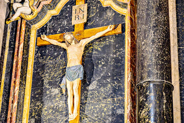 Savona, Italy; July 20, 2025: Interior of the Cathedral of Savona, also known as the Cathedral of Our Lady of the Assumption