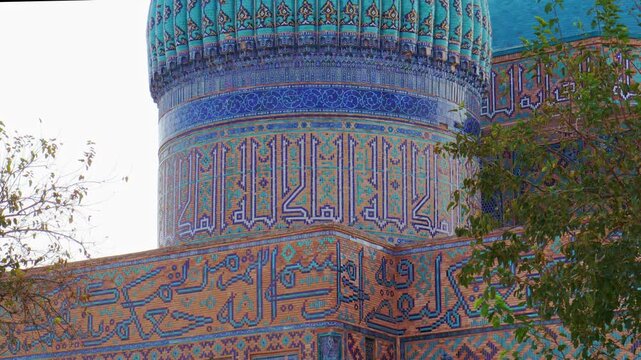 22 October 2025, Mausoleum of Khoja Ahmed Yasawi, Turkestan City, Kazakhstan