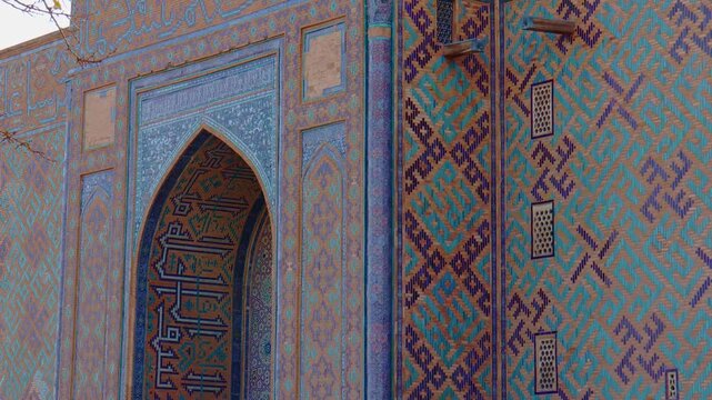 22 October 2025, Mausoleum of Khoja Ahmed Yasawi, Turkestan City, Kazakhstan