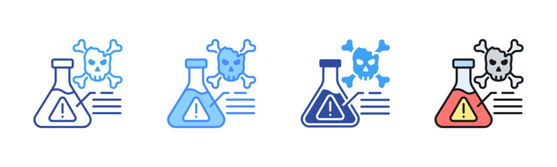 Toxicology Icon, Multi Styles Icon Set